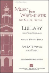 Lullaby SATB choral sheet music cover Thumbnail